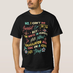 No, I Can't Do Social Network Apps But I Can Write T-Shirt