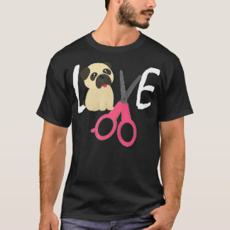 No, I can't just Brush it out Dog Groomer T-Shirt