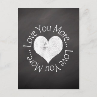 No, I Love You More Postcard