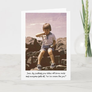 No ice cream for you! card