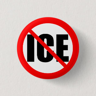 "NO ICE" protest 3 Cm Round Badge