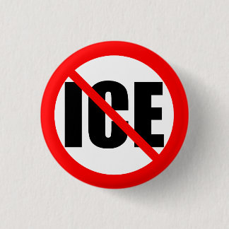 "NO ICE" protest 3 Cm Round Badge
