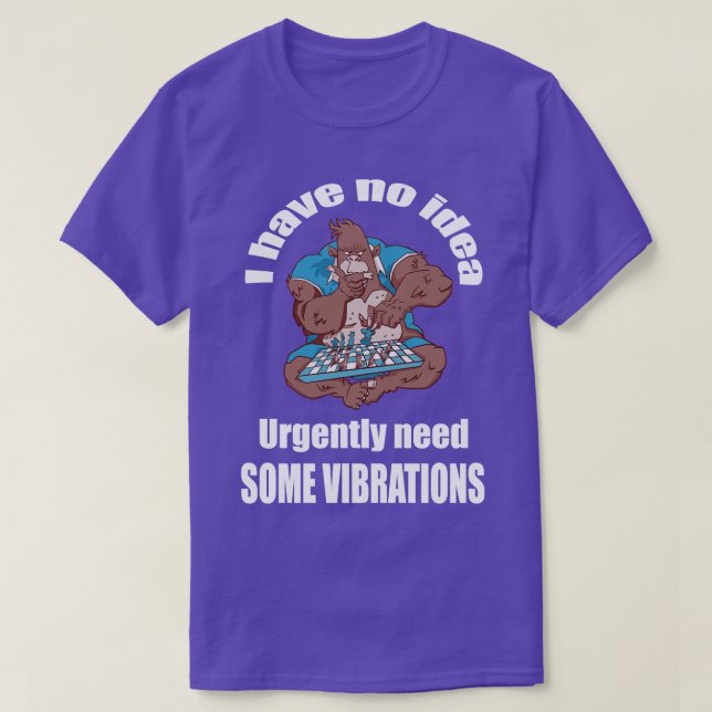 No Idea At Chess Vibrations From The Engine T-Shirt (Design Front)