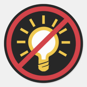 No Idea Classic Round Sticker