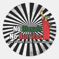No Illegals No Burritos Immigration Humour
