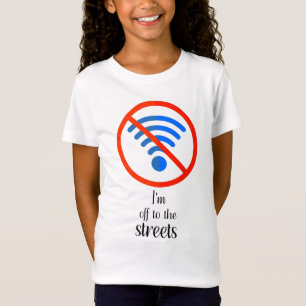 “No Internet? No Problem!”, Funny cyber offline cu T-Shirt