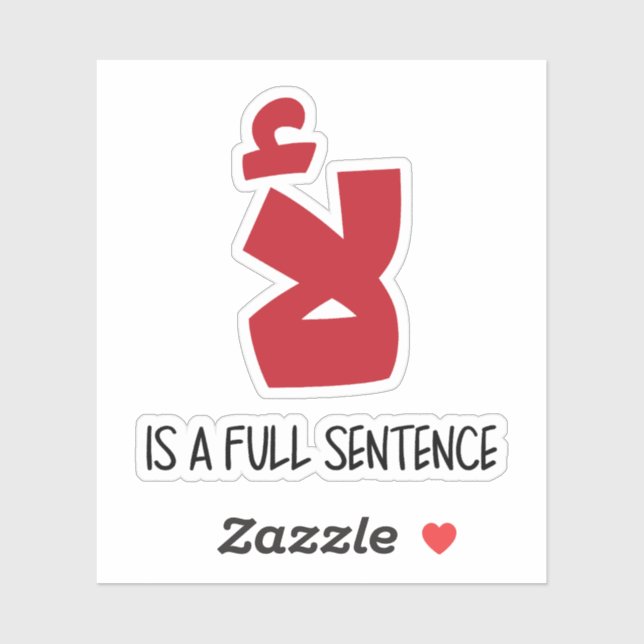 No is A Full Sentence in Arabic Funny  (Sheet)