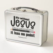 NO JESUS? NO POINT! Christian Faith Quote 