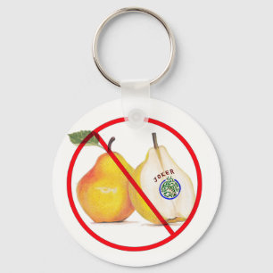 No Jokers with Pears Key Chain