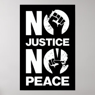 No Justice No Peace Poster