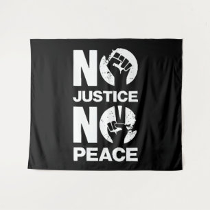 No Justice No Peace Tapestry