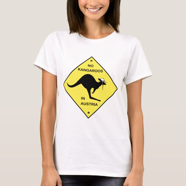 No kangaroos in Austria! T-Shirt (Front)
