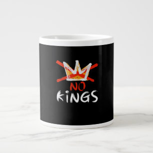 No King Funny Quote Retro Creative Style Large Coffee Mug