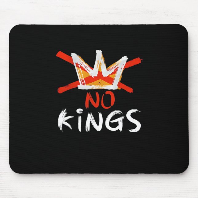 No King Funny Quote Retro Creative Style Mouse Mat (Front)