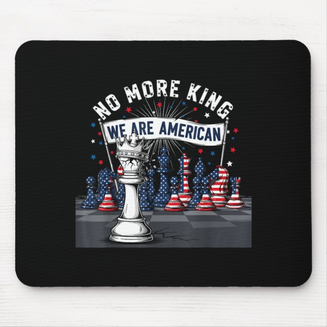 No King In America Gift Men Women  Mouse Mat (Front)