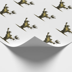 No King in America Liberity Status Pro Democrat Wrapping Paper