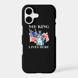 No King Lives in America Freedom Flag Patriotic