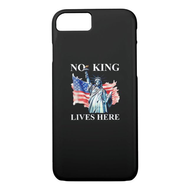 No King Lives No Kings In America Freedom American Case-Mate iPhone Case (Back)