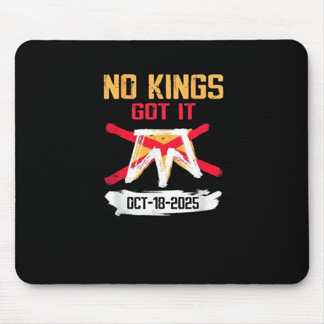 No King Patriotic Freedom No Kings In America Crea Mouse Mat (Front)