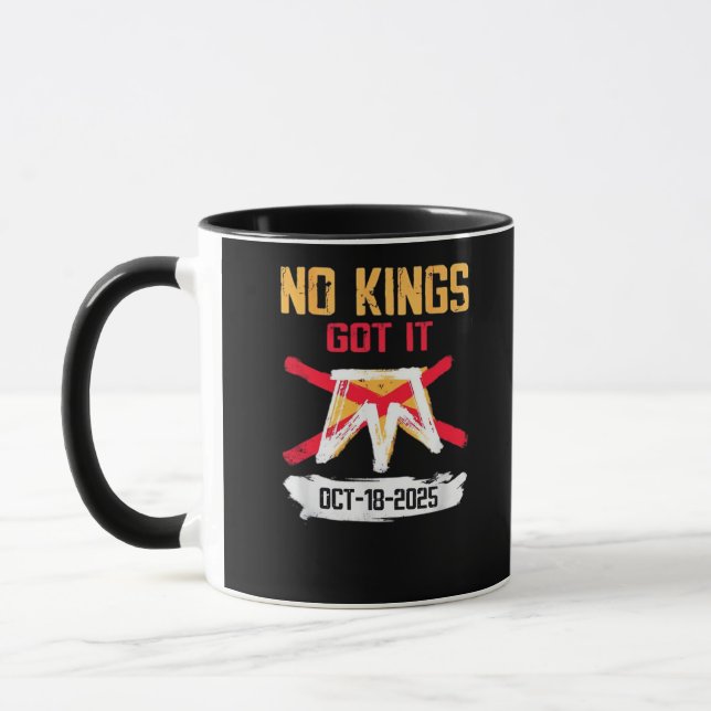 No King Patriotic Freedom No Kings In America Crea Mug (Left)