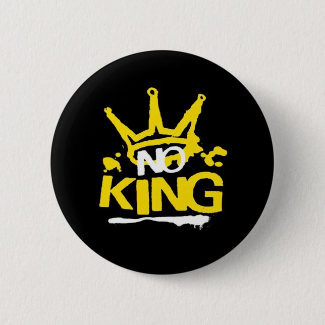 No King Vintage Style 6 Cm Round Badge (Front)