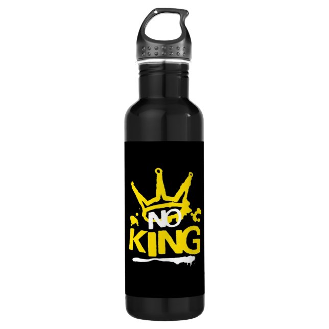 No King Vintage Style 710 Ml Water Bottle (Front)