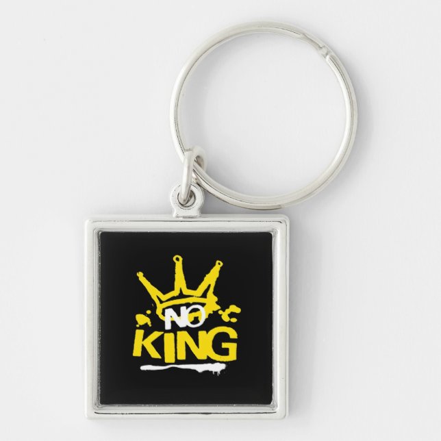No King Vintage Style Key Ring (Front)