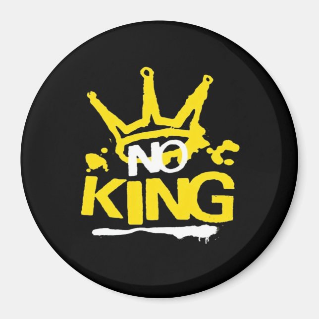 No King Vintage Style Magnet (Front)