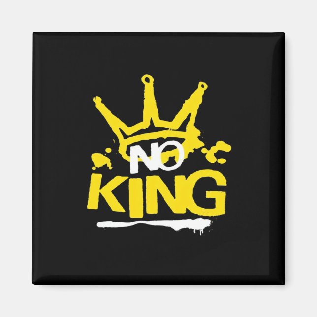 No King Vintage Style Magnet (Front)