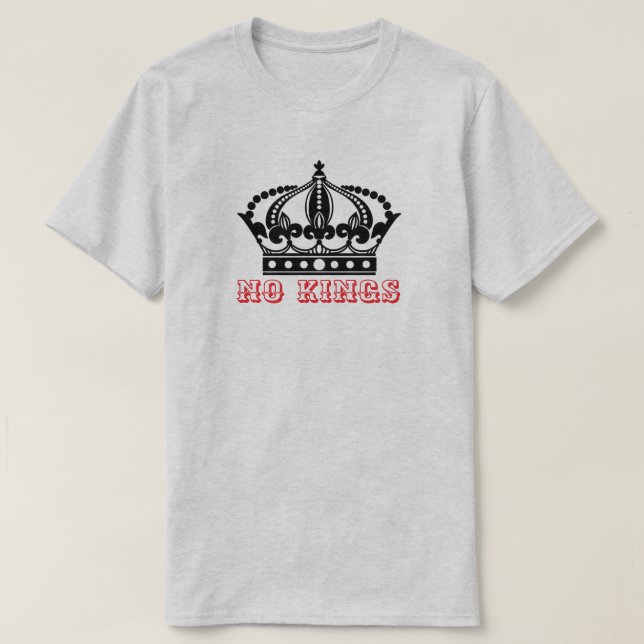 No Kings2 T-Shirt (Design Front)