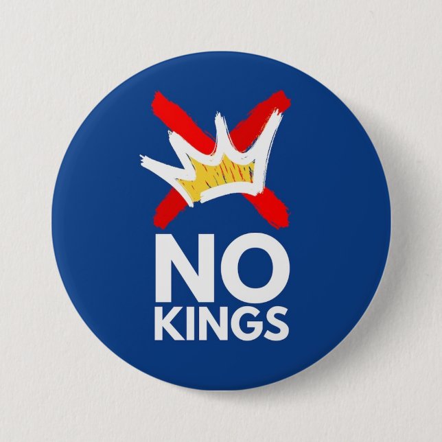 No Kings 7.5 Cm Round Badge (Front)