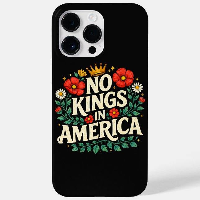 No Kings America Case-Mate iPhone Case (Back)