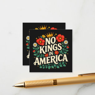 No Kings America Enclosure Card