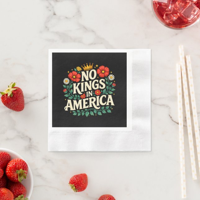 No Kings America Napkin (Insitu)