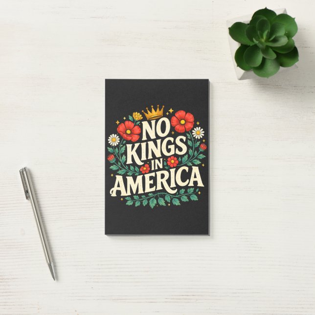 No Kings America Post-it Notes (Office)