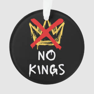 No Kings America Protest Democracy Anti-Trump I Ornament