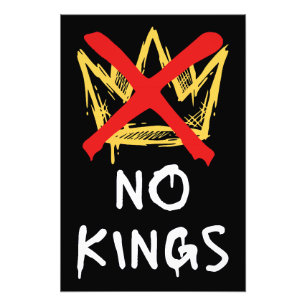 No Kings America Protest Democracy Anti-Trump I Photo Print