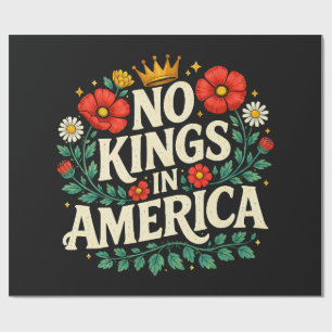 No Kings America Wrapping Paper