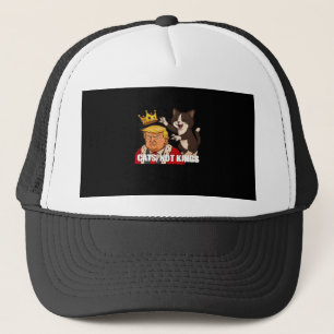No Kings Anti Cats Classic Funny Design Trucker Hat