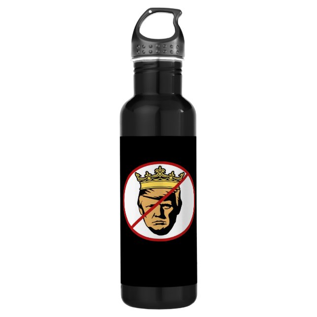 No Kings Anti Classic Creative Design 710 Ml Water Bottle (Front)