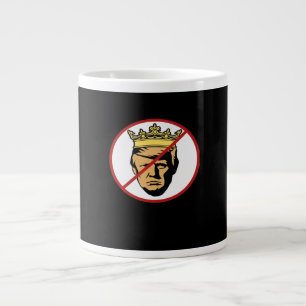 No Kings Anti Classic Creative Design Large Coffee Mug