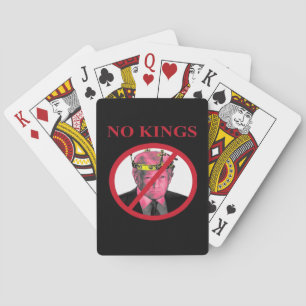 No Kings Anti Classic Creative Graphic Playing Cards