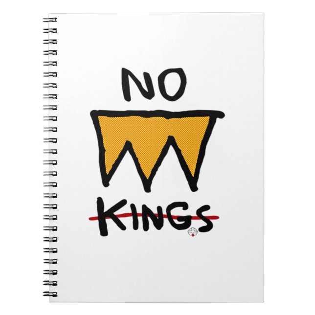 No Kings Anti Classic Notebook (Front)