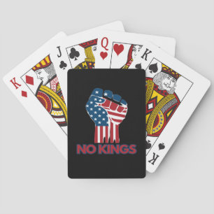 No Kings Anti Classic Retro Style Playing Cards
