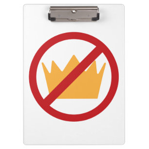 NO KINGS! Anti-Trump  Clipboard