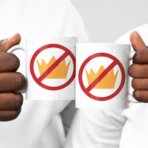 NO KINGS! Anti-Trump Coffee Mug