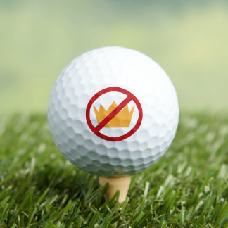 NO KINGS! Anti-Trump Golf Balls