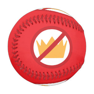 NO KINGS! Anti-Trump Red Baseball
