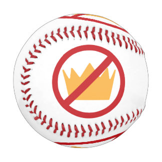 NO KINGS! Anti-Trump White Baseball