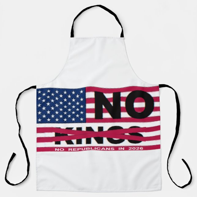 NO KINGS APRON (Front)